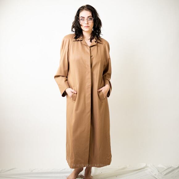 Vintage Pendleton Camel Wool Trench Coat - Picture 2 of 8